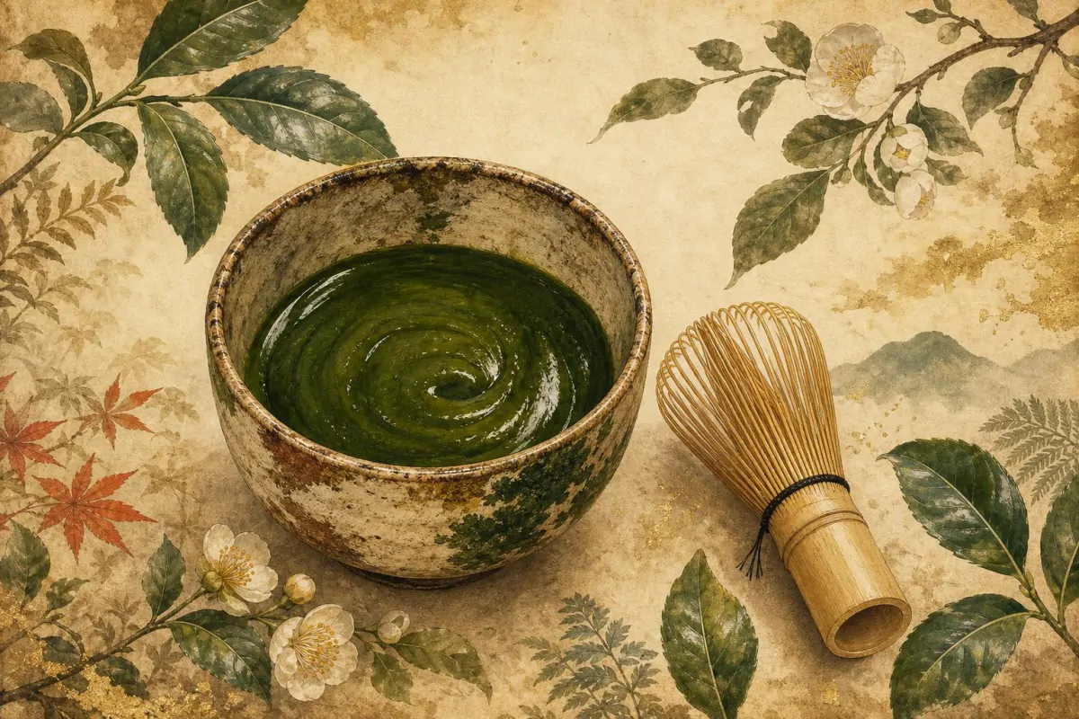 Le koicha : le matcha épais de cérémonie, dose et technique — La dose : quatre fois plus concentré