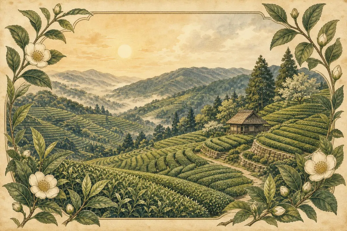 Le matcha de Wazuka : le jardin de thé de la région d'Uji — Huit siècles de culture du thé