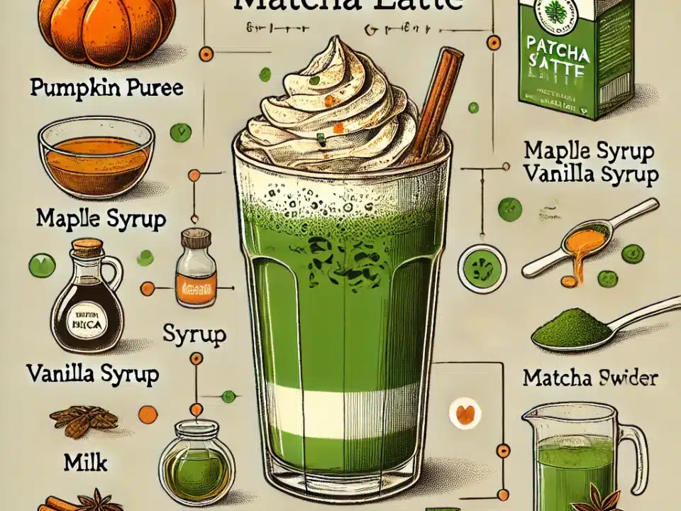 Pumpkin Spice Matcha latte